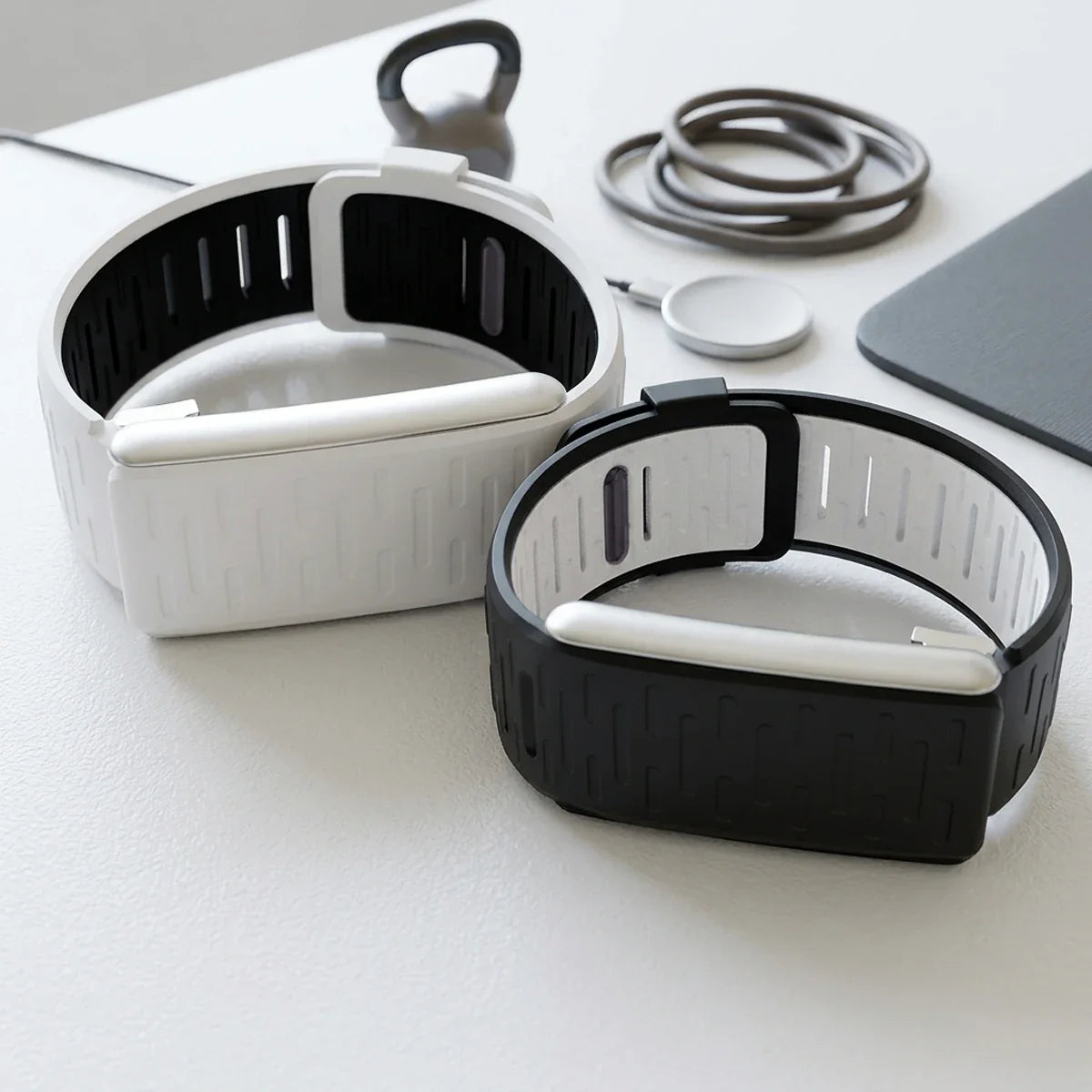 Silicone Sport Band for Whoop 5.0 – Adjustable Replacement Strap Fitness Tracker Band Qme