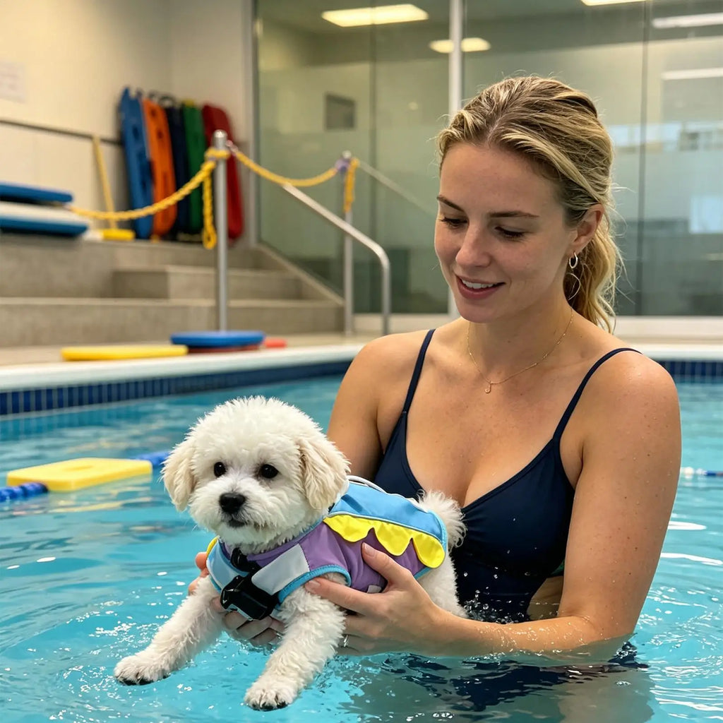 Dog Life Jacket | Breathable Water Safety Swimwear for Dogs Dog Life Jacket Qme