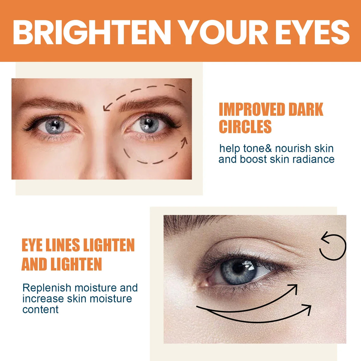 Vitamin C Eye Balm Stick – Moisturizing & Brightening | Qme Eye Cream Stick Qme