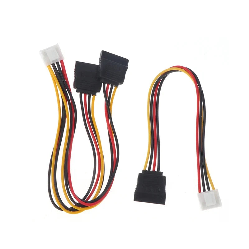 4-Pin to SATA Power Cable for CCTV IP Camera & DVR HDD SATA Power Cable Qme