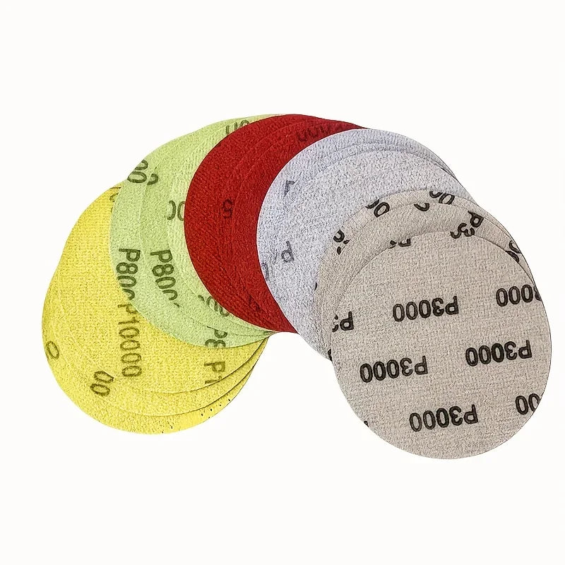 15-Pack Hook & Loop Wet Dry Sanding Discs 3000–10000 Grit Sanding Discs Qme