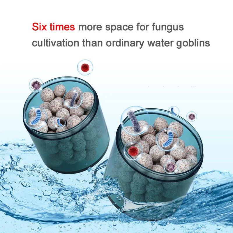 Bio Ceramic Aquarium Filter Media – Hollow Quartz Balls & Rings Aquarium Filter Media Qme