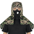 Breathable Dust-Proof Hood Mask with Shawl – Unisex Work Cap Work Hood Mask Qme Yellow Black