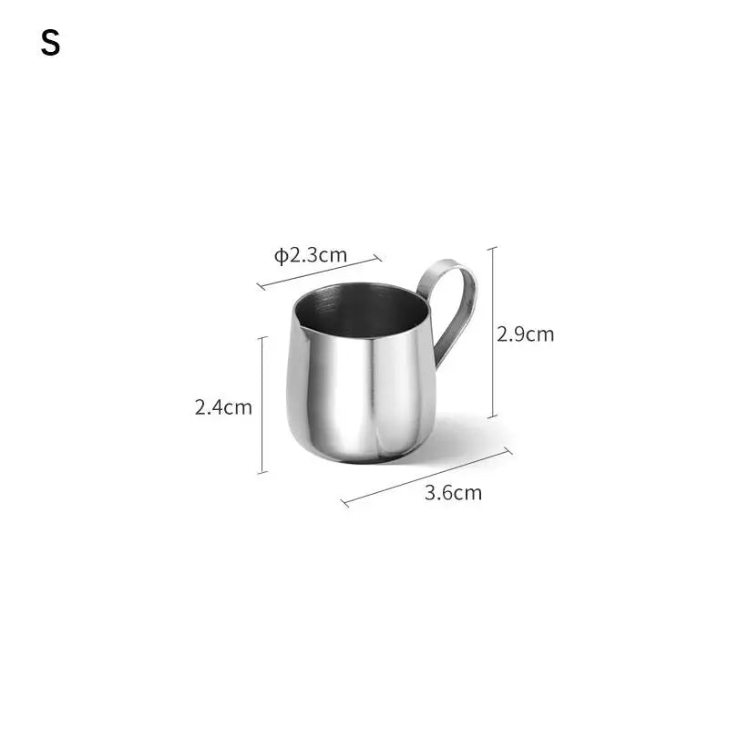 Mini Stainless Steel Milk Frothing Pitcher – Latte Art Jug Milk Frothing Pitcher Qst S
