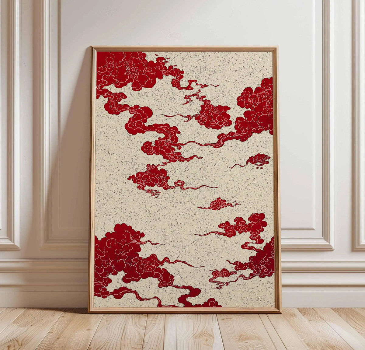 Japanese Crane Vintage Ukiyo-e Canvas Wall Art Print Canvas Wall Art Qst HW20225-21 30x40cm Unframed
