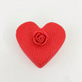 3D Printed Flower Lid Love Storage Box – Ring & Gift Box Decorative Storage Box Qme red 5x5x5cm