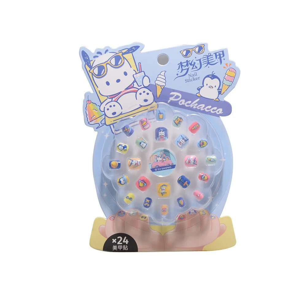 Hello Kitty Kuromi Nail Stickers – Kids Birthday Gift Kids Nail Stickers Qme 4