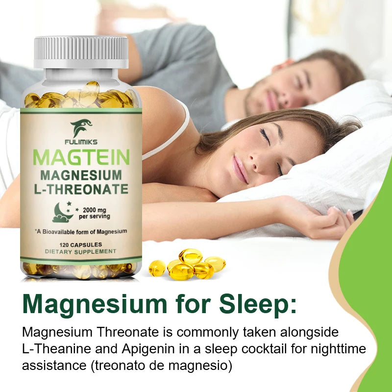 Fulimiks Magtein Magnesium L-Threonate – Memory & Sleep Magnesium Supplement Qst