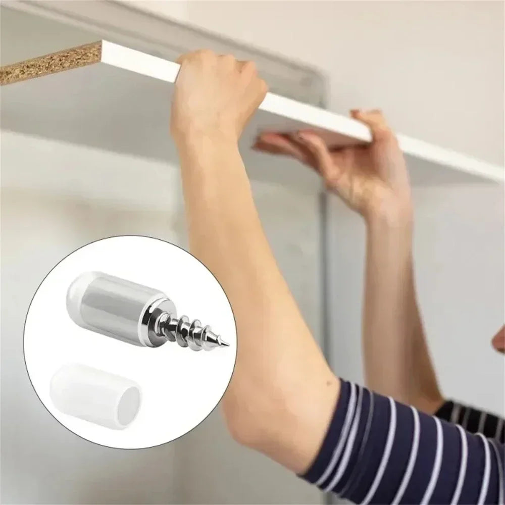 Self-Tapping Shelf Support Pegs – Stainless Steel Bracket Set Shelf Support Pegs Qme