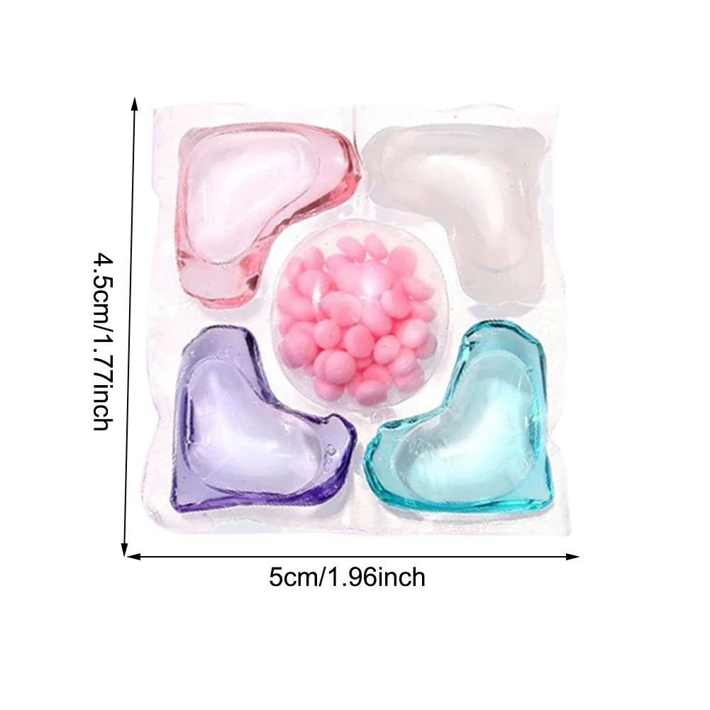 50-Pack 5-in-1 Laundry Detergent Liquid Capsule Pods Laundry Detergent Pods Qme