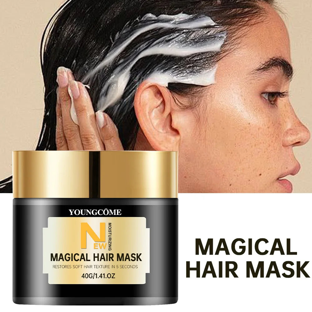 YOUNGCOME Magic Hair Mask – Smoothing Treatment, All Hair Types Hair Mask Treatment Qst