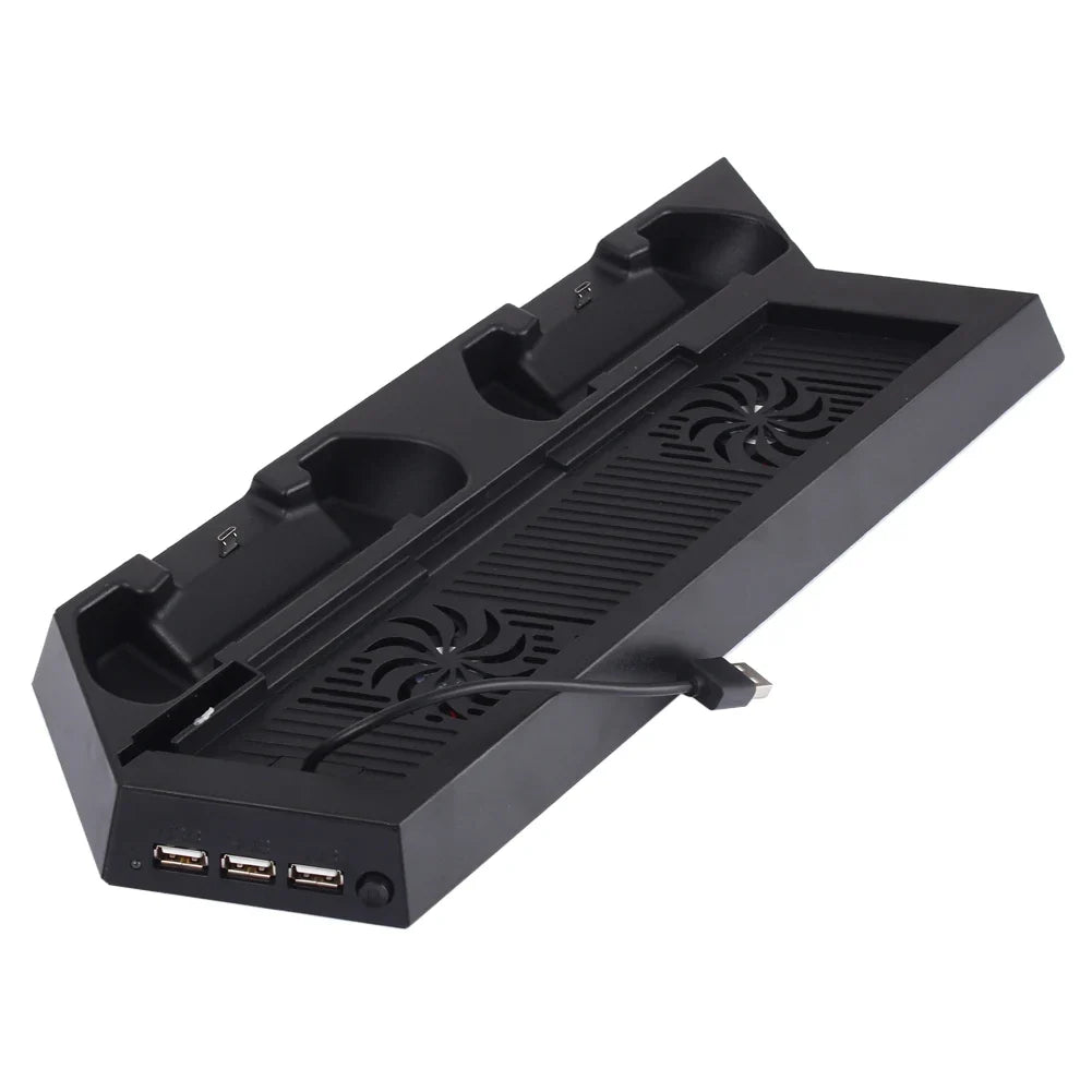 Vertical Cooling Station Fast Charger Dock for PlayStation Gaming Charging Dock Qme