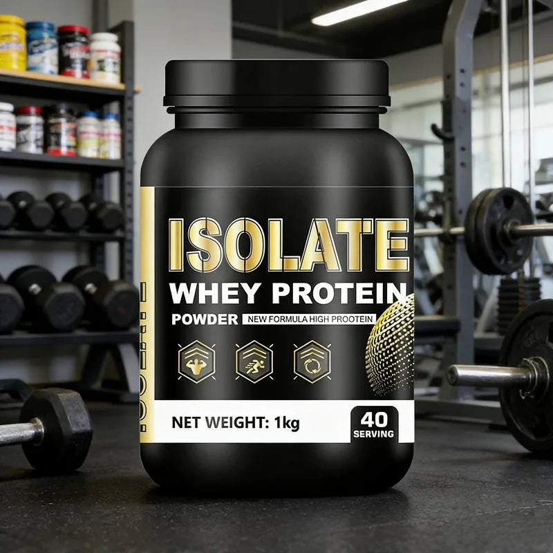 Whey Protein Isolate Powder Non-GMO Gluten Free 1000g 40 Servings Protein Powder Qst