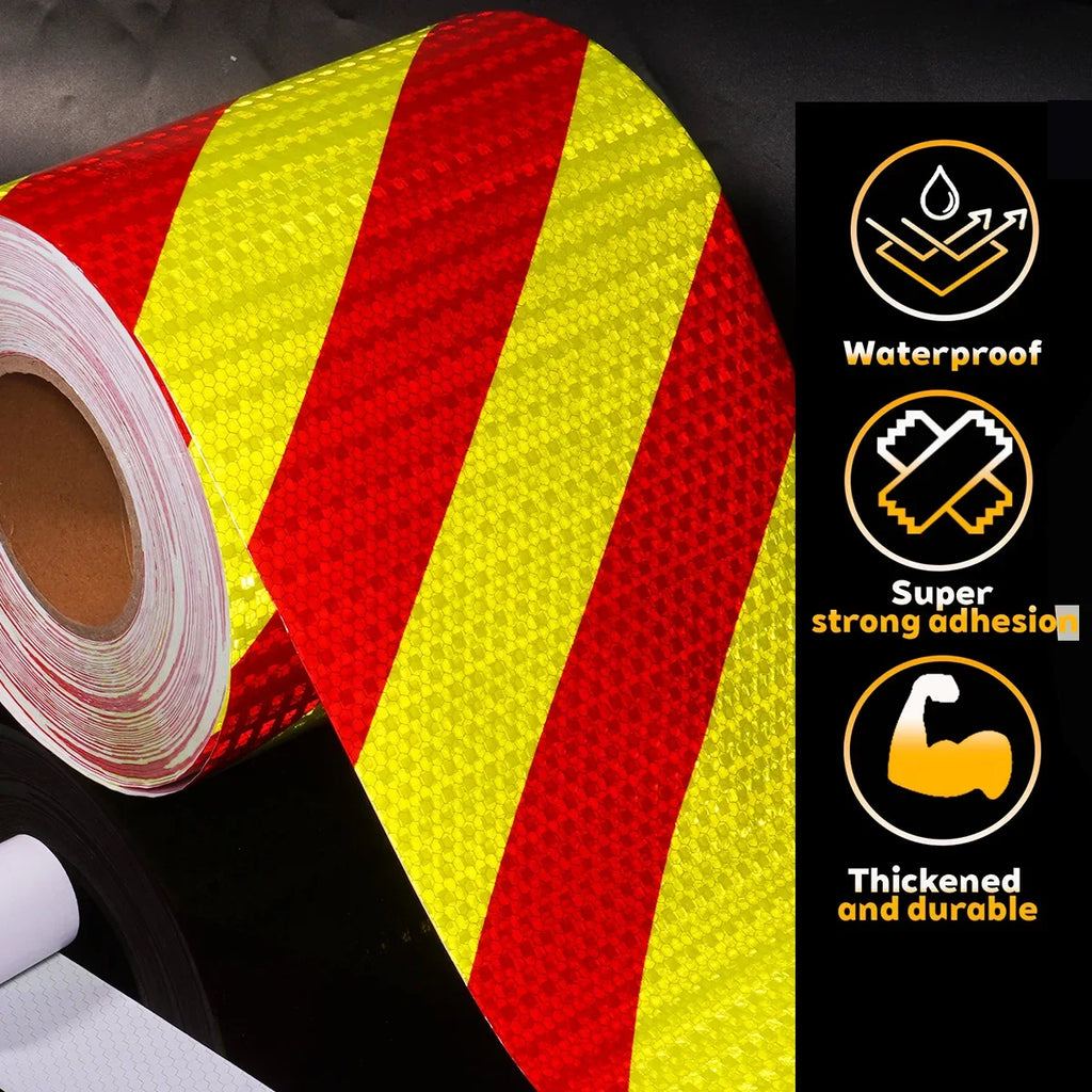 Reflective Adhesive Safety Tape – Waterproof PVC Twill Strips Reflective Safety Tape Qme