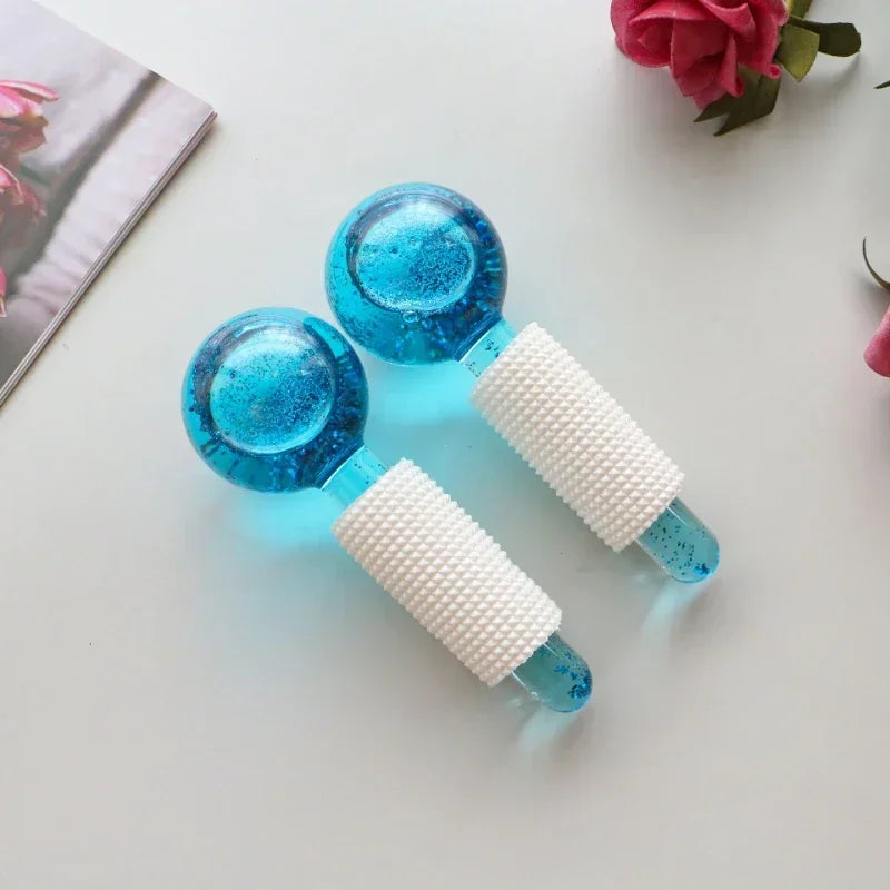 Ice Globe Face Roller – Cooling Skin Tightening Facial Massager Ice Globe Face Roller Qme