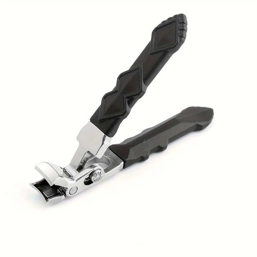 Ergonomic Angled Toenail Clipper for Thick Nails | Seniors Ergonomic Nail Clipper Qme black