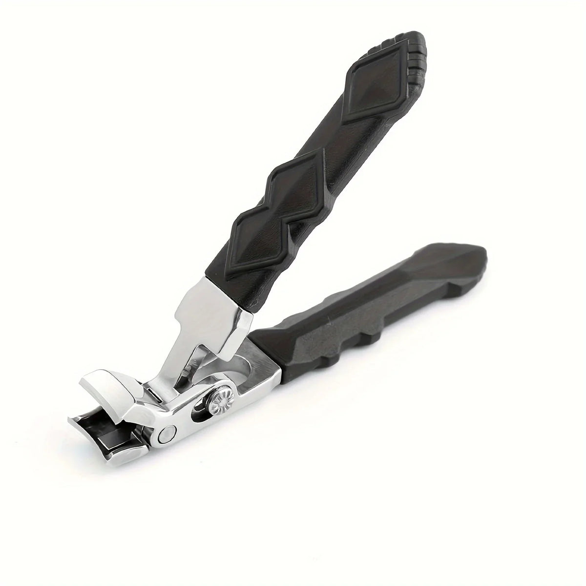 Ergonomic Angled Toenail Clipper for Thick Nails | Seniors Ergonomic Nail Clipper Qme black