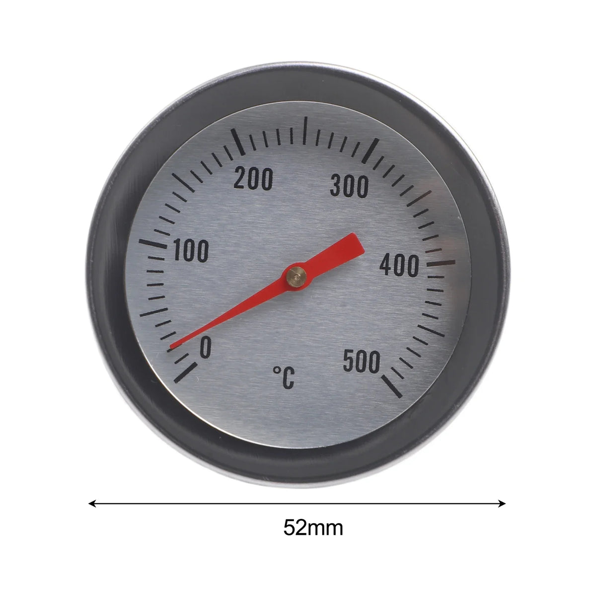 BBQ & Oven Thermometer Stainless Steel Bimetallic 0–500°C Oven Thermometer Qme