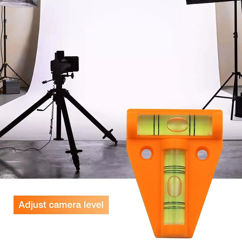 T-Type Spirit Level for Tripods, Monitors & Camera Mounts Spirit Level Tool Qme
