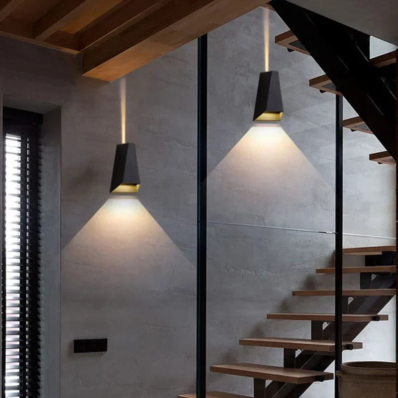 TRAZOS IP65 Waterproof Modern Outdoor Wall Light – 17 Colors Outdoor Wall Light Qme