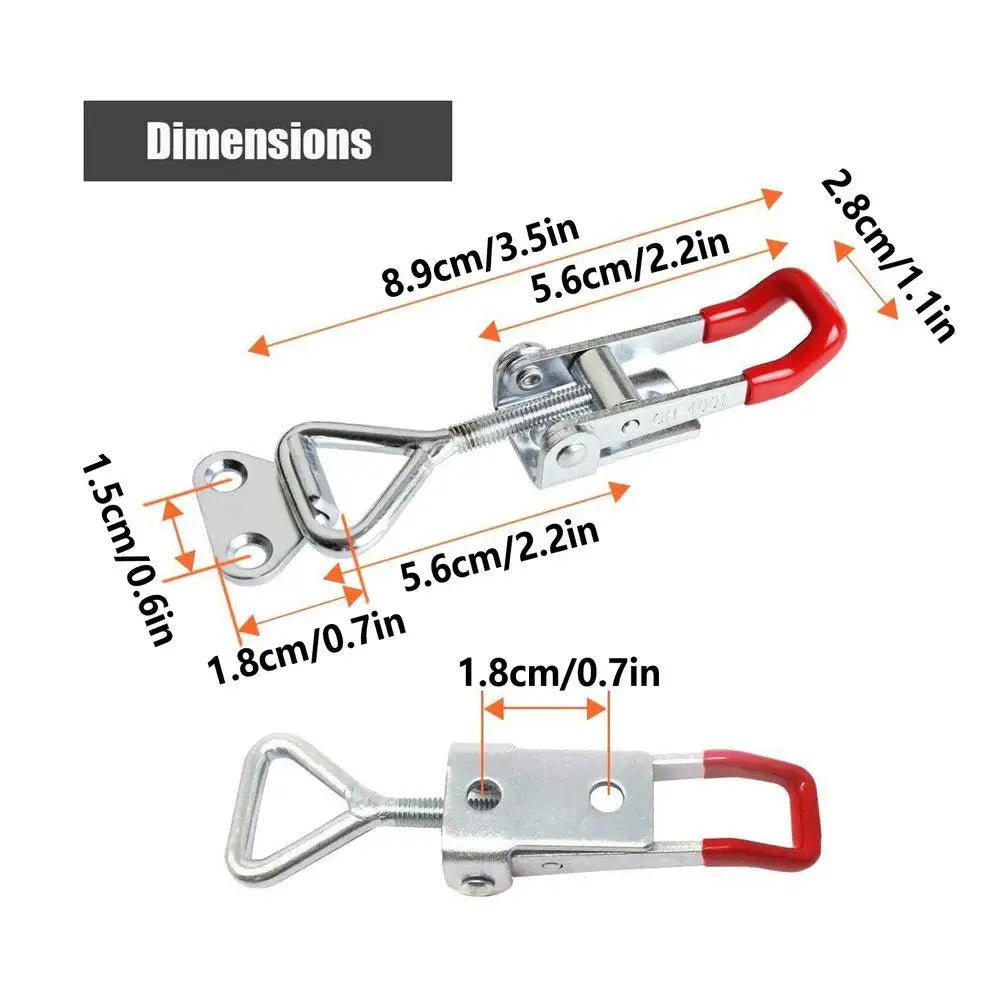 10-Piece Rust-Proof Quick Release Over-Center Latch Clamps Toggle Latch Clamp Qme China Mainland 10pcs