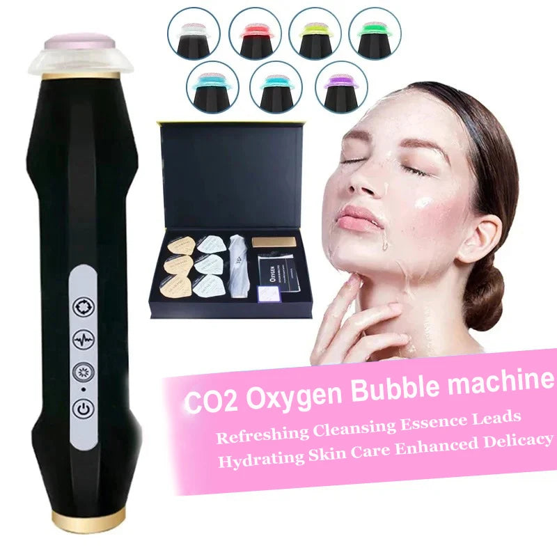CO2 Oxygen Bubble Facial Device – Home Spa Skin Tool Facial Beauty Device Qst
