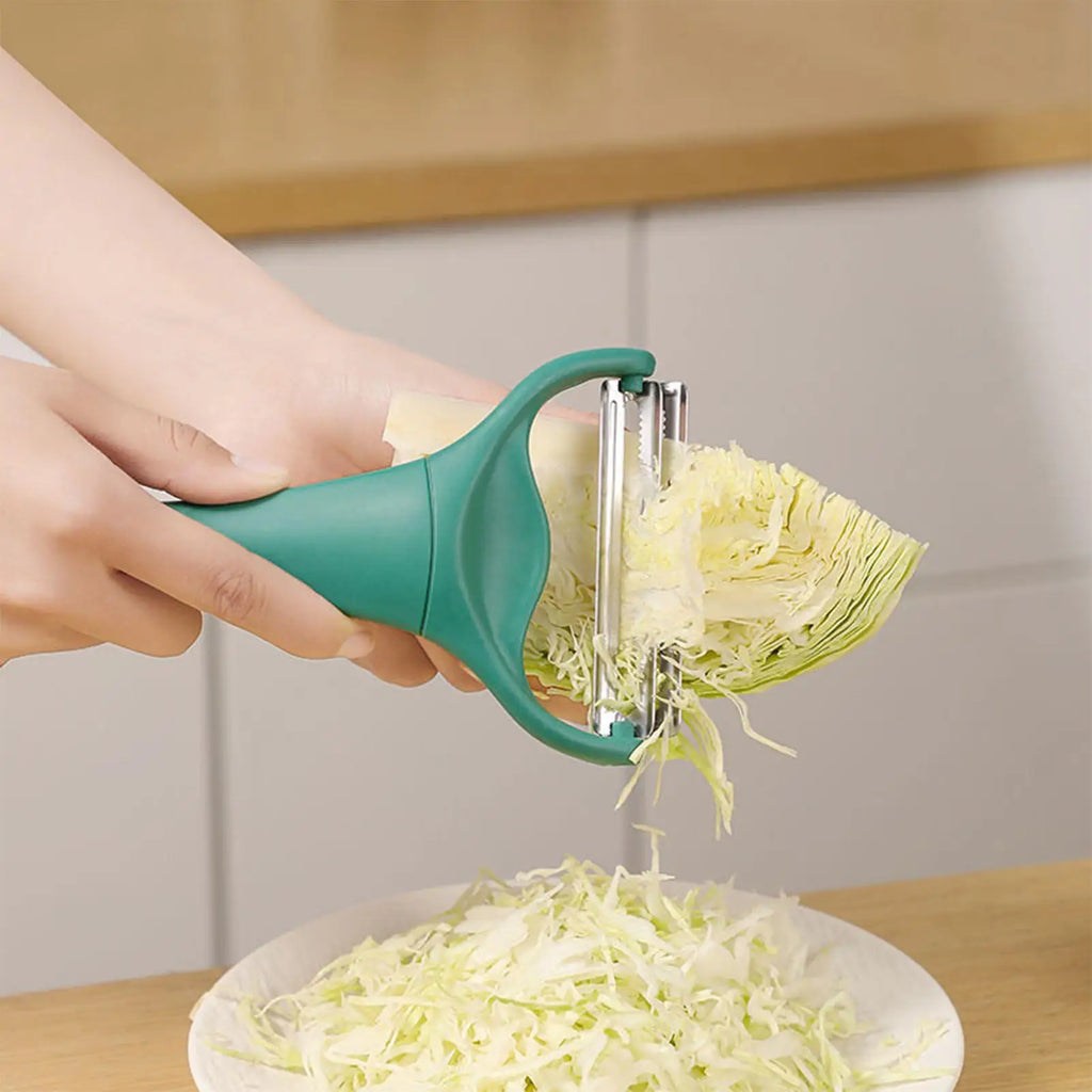 Handheld Cabbage Grater & Multi-Function Kitchen Peeler Vegetable Grater Peeler Qme