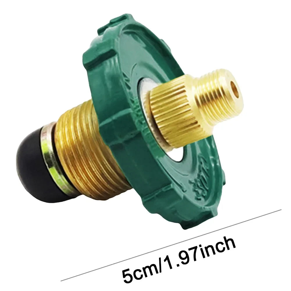 Camping Gas Stove Converter Adapter – Zinc Alloy Conversion Head Camping Stove Adapter Qme