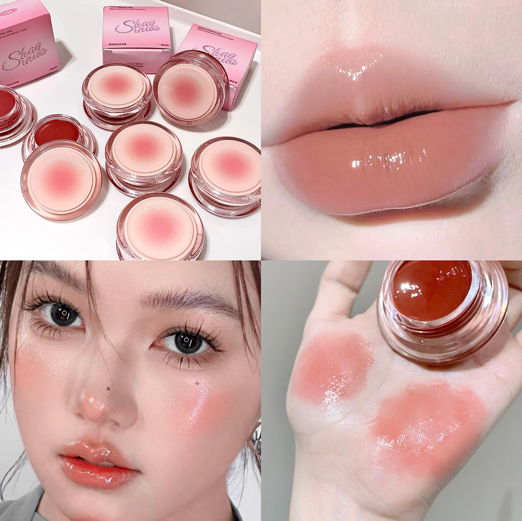 SHAQINUO Multi-Use Lip & Cheek Balm – Dewy Finish Lip & Cheek Balm Qme S9019-06