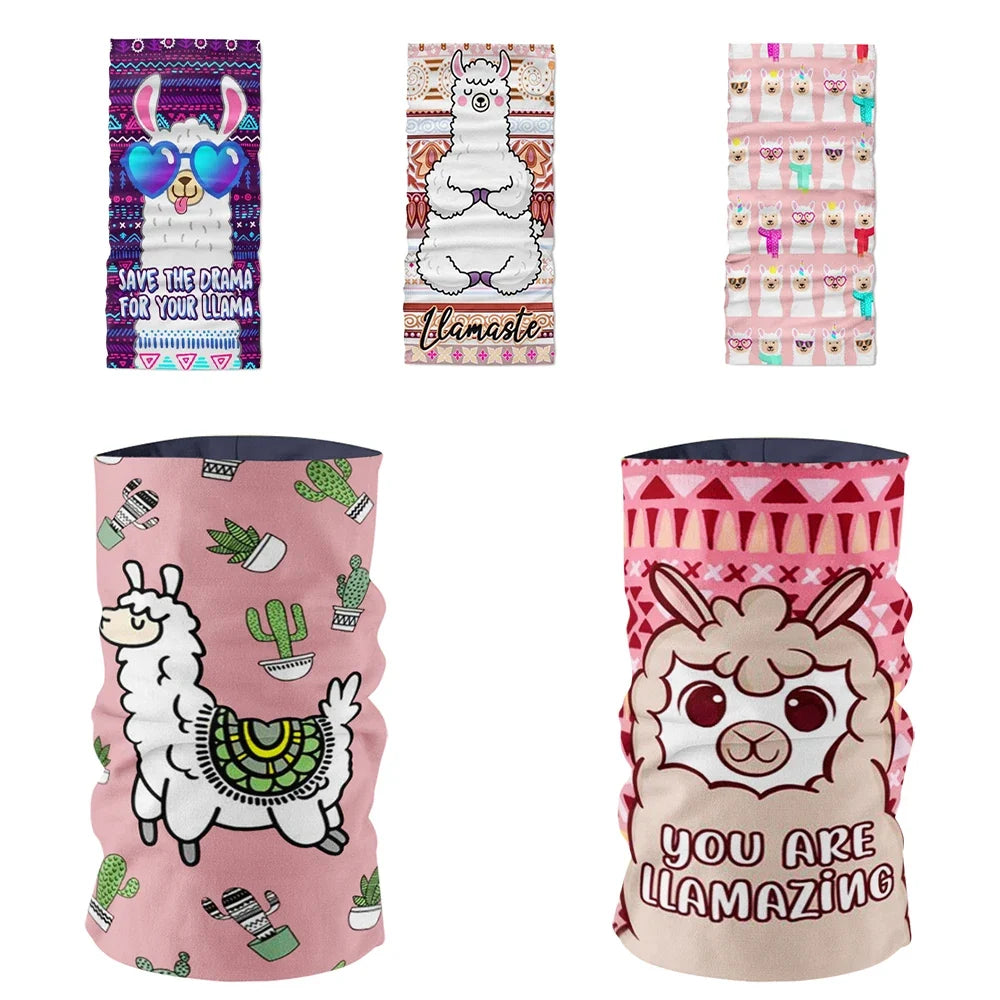 Cute Cartoon Sheep 3D Print Headscarf | 14 Colors, One Size Novelty Hair Scarf Qme