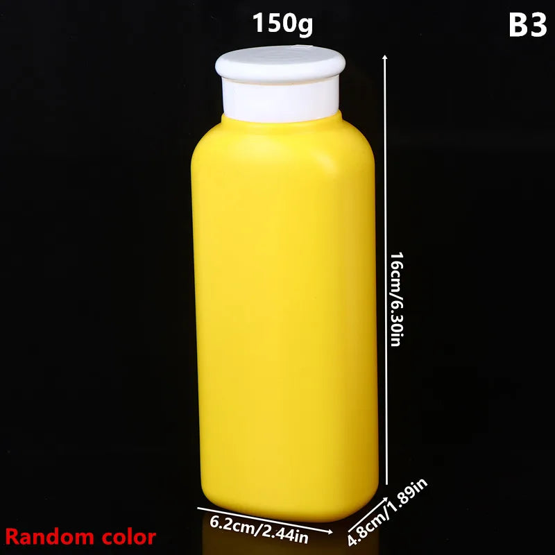 Refillable Talcum Powder Bottle – Plastic Cosmetic Container Powder Bottle Qme B3