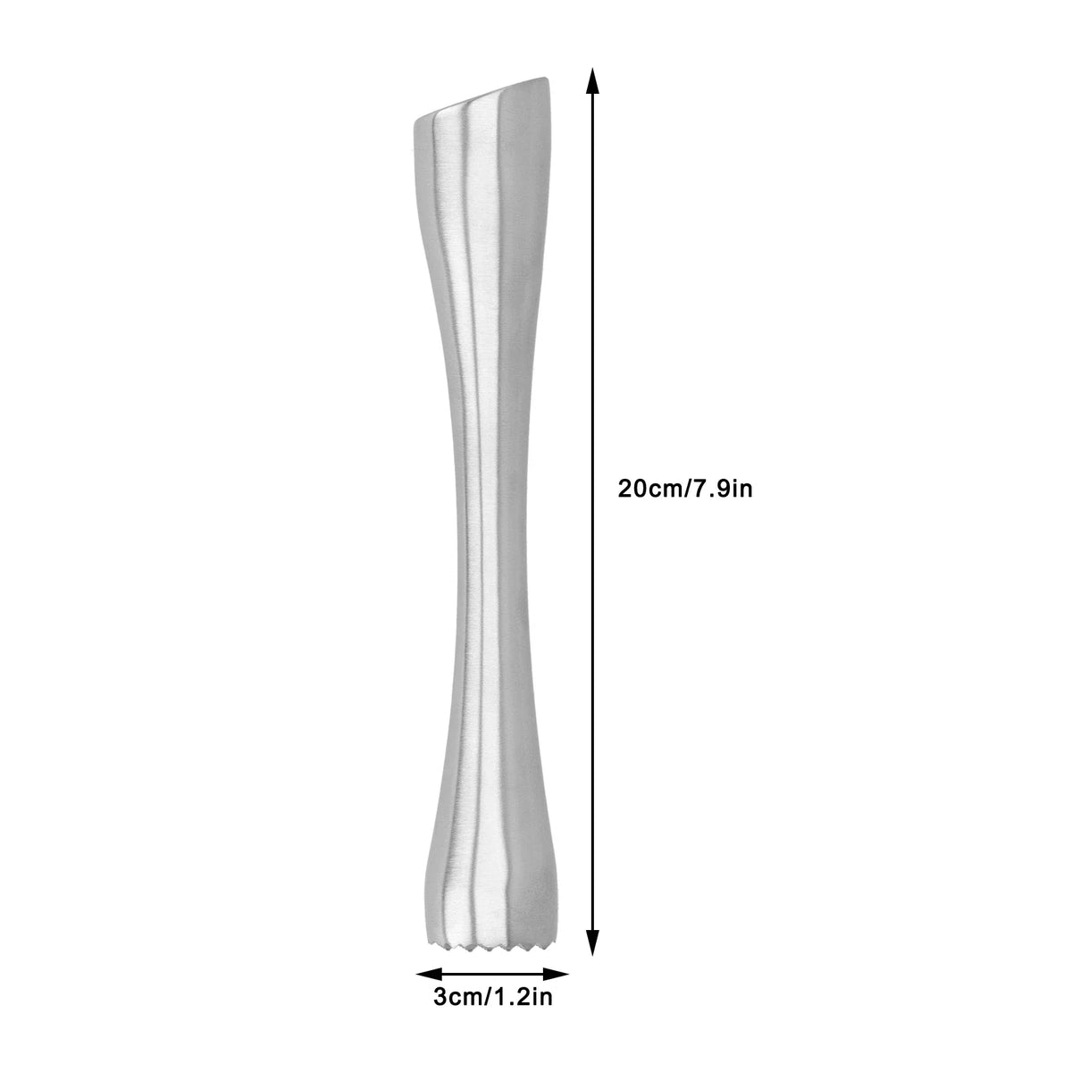 Stainless Steel Cocktail Muddler – Bar Fruit & Ice Crusher Cocktail Muddler Qme