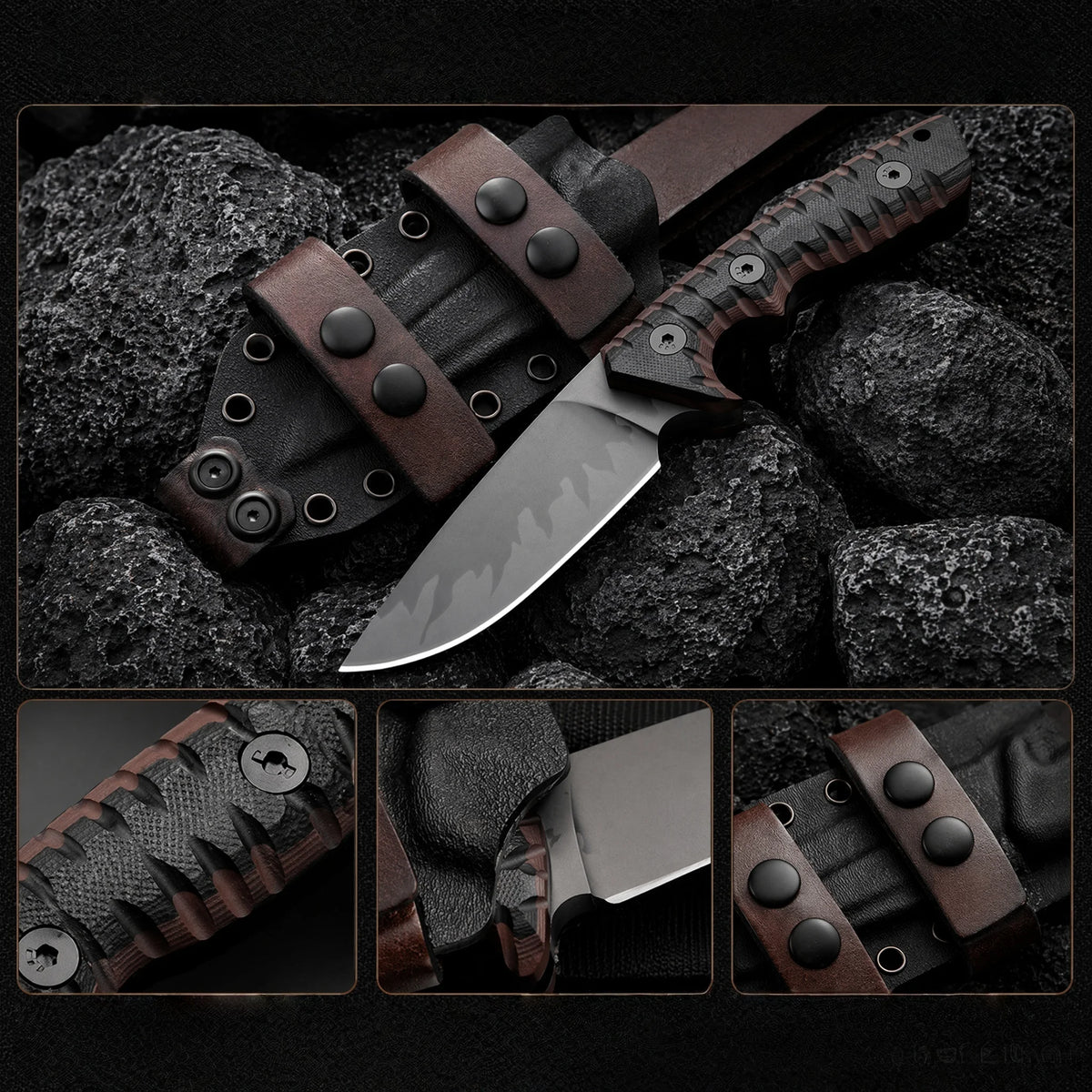 Classic Outdoor Folding Knife – Durable Steel Blade, 18cm Folding Pocket Knife Qst