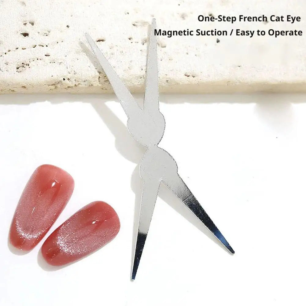 Cat Eye Nail Magnet Tool – DIY French Effect Nail Art Nail Art Magnet Tool Qme