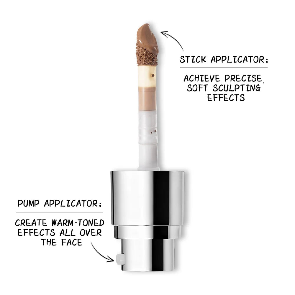 Multicolor Contouring Concealer Liquid Essence with Brush Liquid Concealer Qst