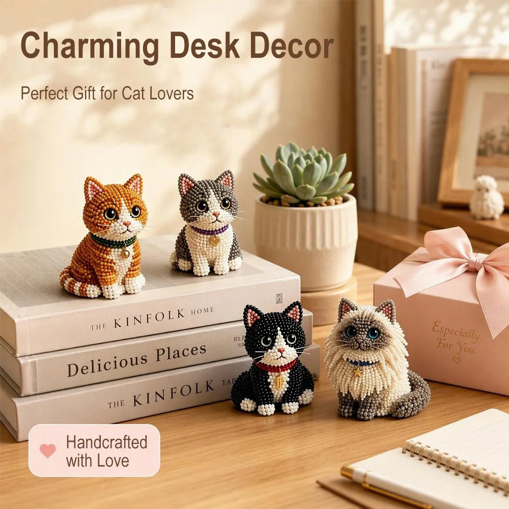 3D Beaded Animal Craft Kit – DIY Beadwork Art Set with Instructions DIY Beading Craft Kit Qst