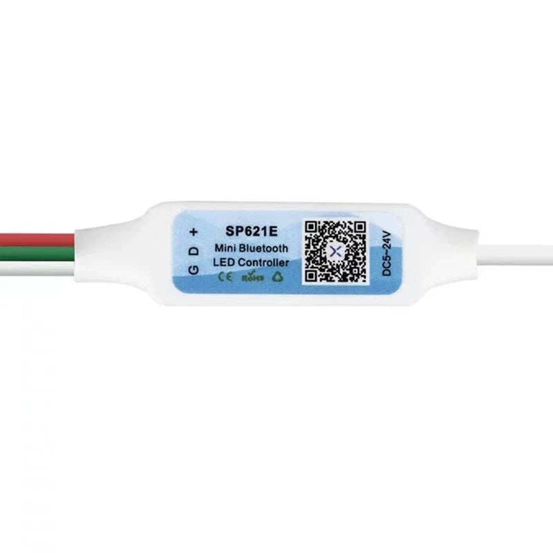 SP621E Mini Bluetooth RGB Controller – WS2811 WS2812 WS2813 LED Strip Controller Qme