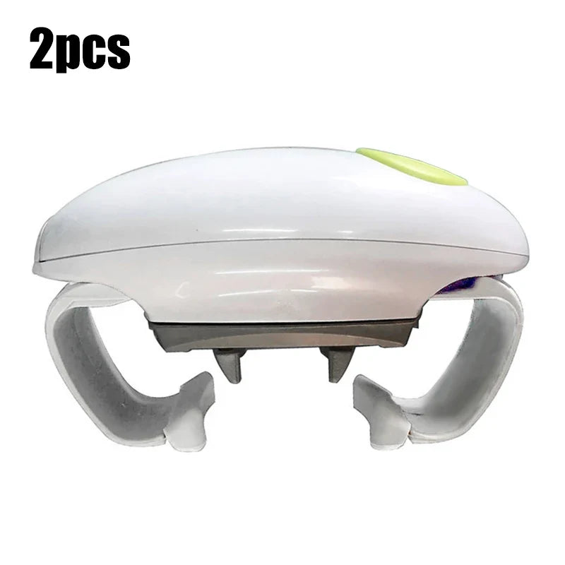 Electric Smooth Edge Can Opener – Automatic Jar & Bottle Opener Electric Can Opener Qme green 2pcs