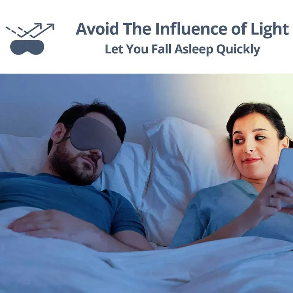 Warm Cool Dual-Use Eye Mask | Adjustable Light Blocking Sleep Eye Mask Qme