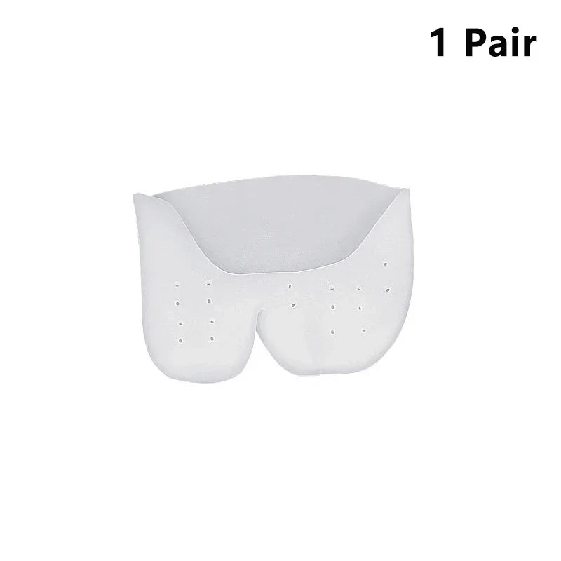 Silicone Gel Forefoot Pads & Toe Protectors – 1 Pair Silicone Foot Pads Qme White