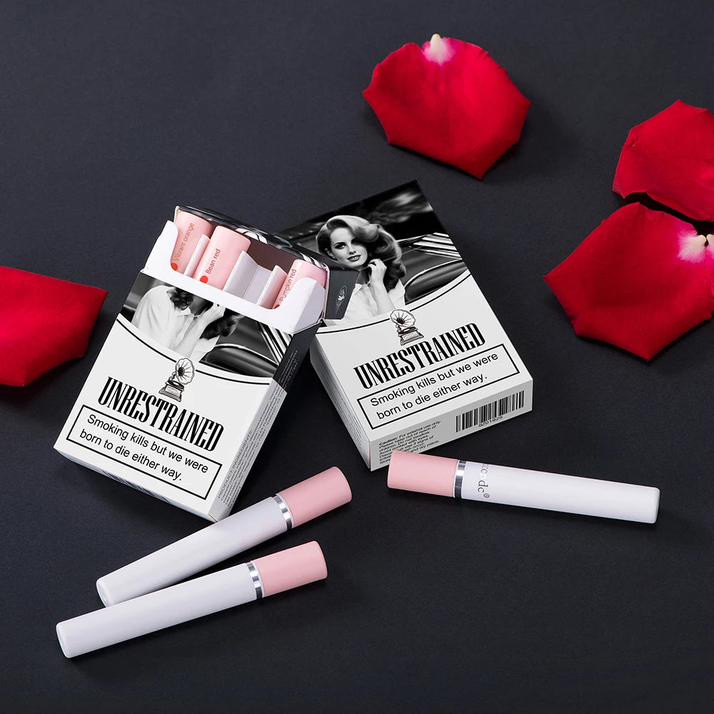 4-Piece Matte Lipstick Set – Waterproof Long-Lasting Lip Tint Matte Lipstick Set Qst