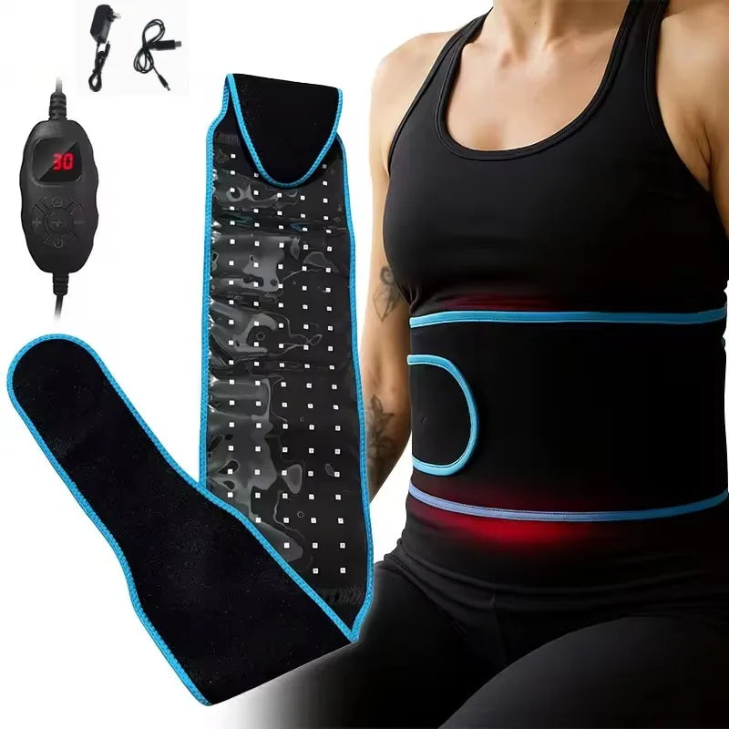 Portable Red Light Therapy Belt 660nm 850nm – 150 LED Beads LED Therapy Belt Qst