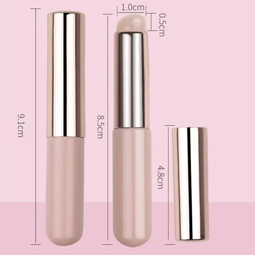 Silicone Lip Brush – Balm, Gloss & Concealer Applicator Lip Makeup Brush Qme
