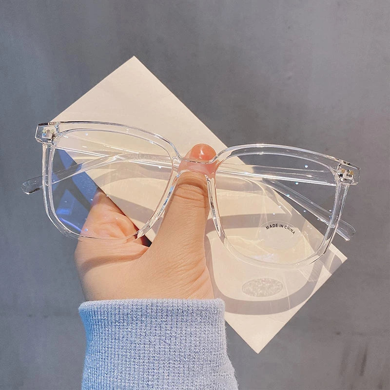 Square Frame Clear Black Fashion Glasses – Unisex Eyewear Eyeglasses Frames Qst A2