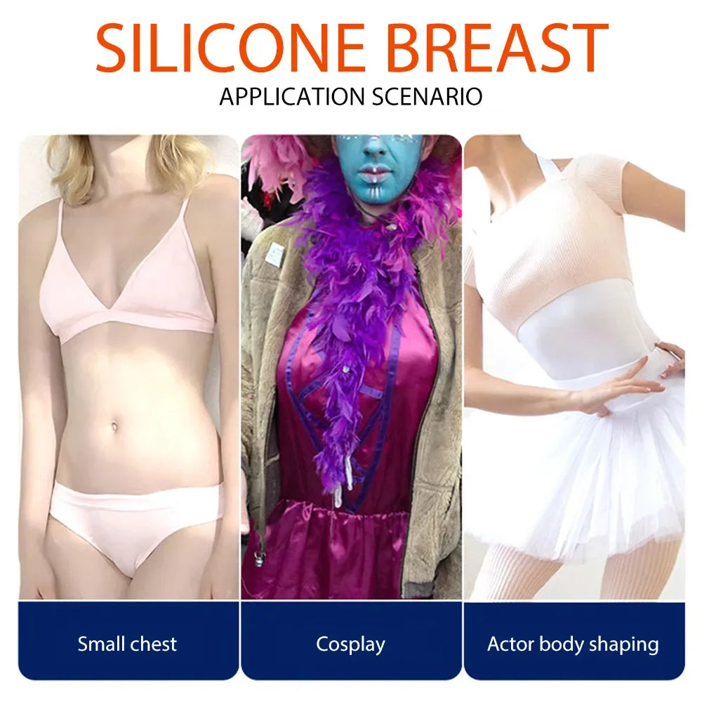 Silicone Breast Forms – Realistic Enhancer Pads, 300g–1800g Silicone Breast Forms Qst