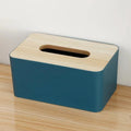 Creative Plastic Tissue Box – Multifunctional Home Storage Tissue Box Organizer Qme Blue