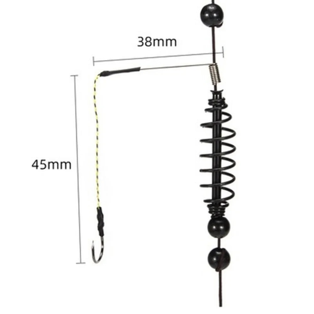 Fishing Bait Cage Feeder & Hook Set – 6 Weight Options Fishing Feeder Rig Qme