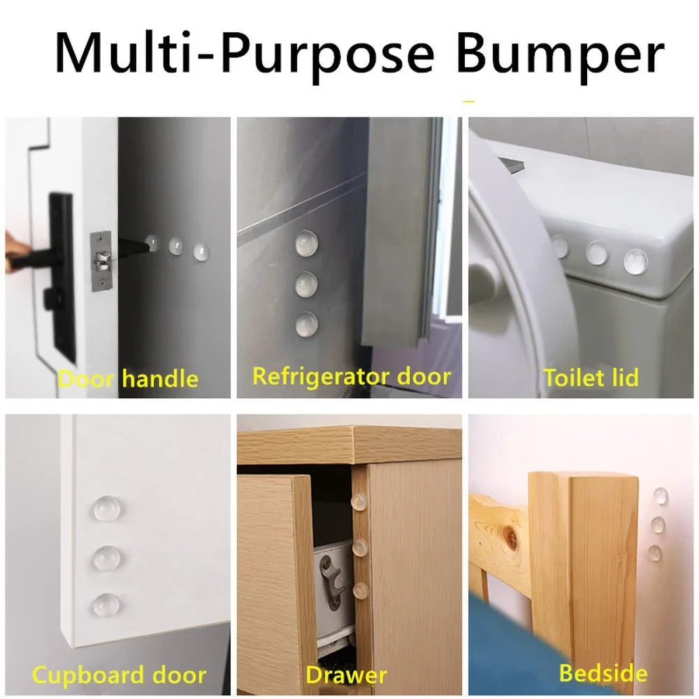 Silicone Rubber Damper Buffer Pads | Clear Self-Adhesive Bumpers Furniture Bumper Pads Qme