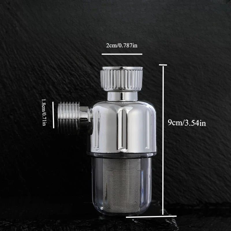 Inline Pre Water Filter – Sediment & Rust Tap Purifier Inline Water Filter Qme