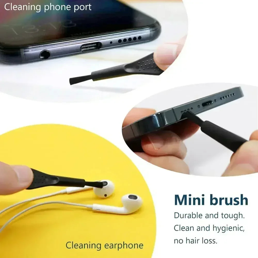 13-Pc Phone Charging Port Dust Plug & Cleaning Brush Set Phone Port Cleaning Kit Qme